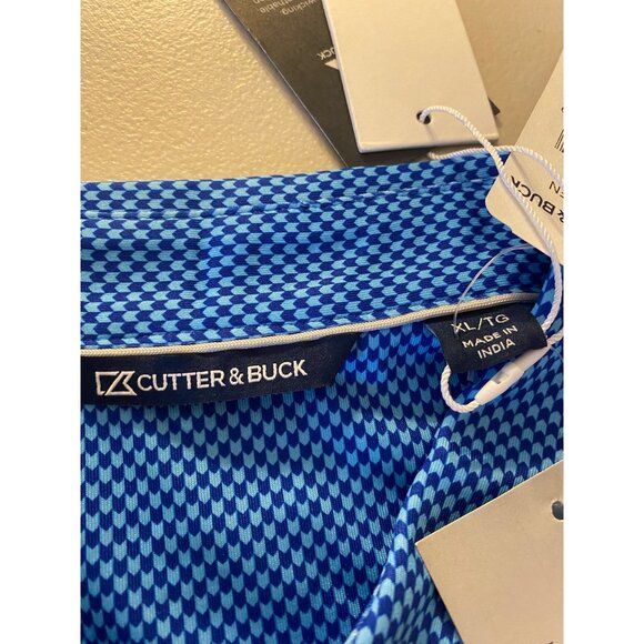 NWT Cutter & Buck Mens US Open 2019 Pebble Beach Polo Shirt Blue XL - Picture 4 of 9